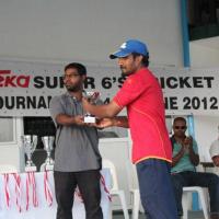 Best batsman Mohamed Aflah 