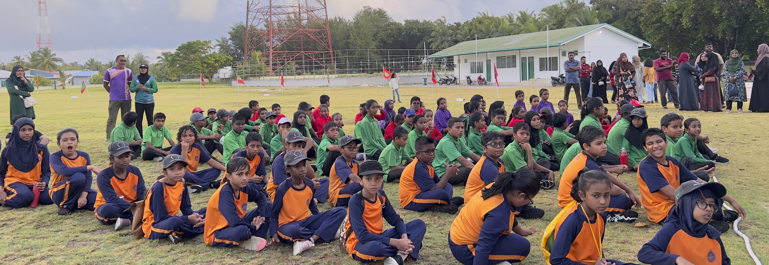 A student at Jamaluddin School playing for the Maldives National